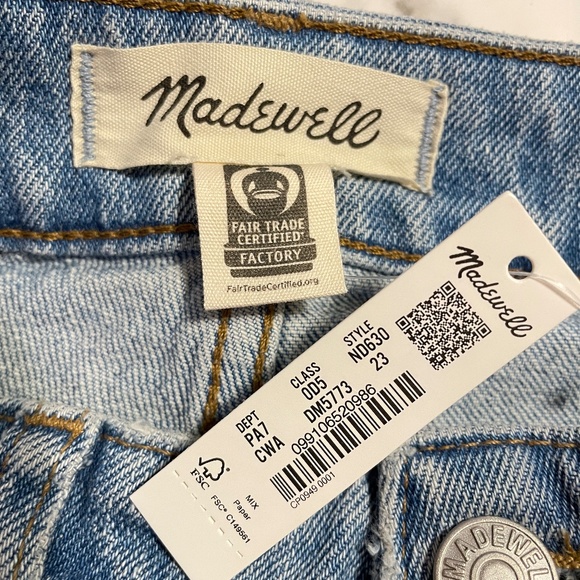 MADEWELL The Curvy Perfect Vintage Jean NWT! - Picture 4 of 13